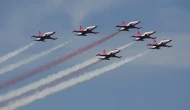 Ankara- Türk Yıldızları'ndan 29 Ekim öncesi prova uçuşu