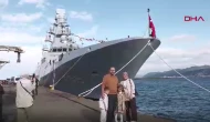 Rize'de TCG İstanbul fırkateynine yoğun ilgi