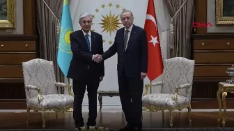 Erdoğan-Tokayev görüşmesi