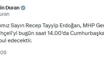 Erdoğan-Bahçeli görüşmesi bugün