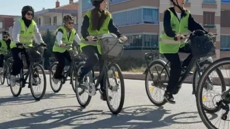 Öğrenciler Sille için pedal çevirdi