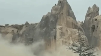 Kapadokya'da Peribacası Çöktü! 2 Ölü, 1 Yaralı