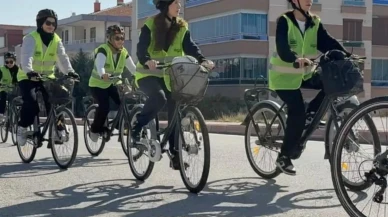 Öğrenciler Sille için pedal çevirdi