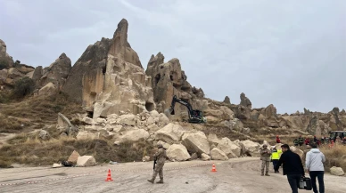 Kapadokya'da Peribacası Çöktü! 2 Ölü, 1 Yaralı