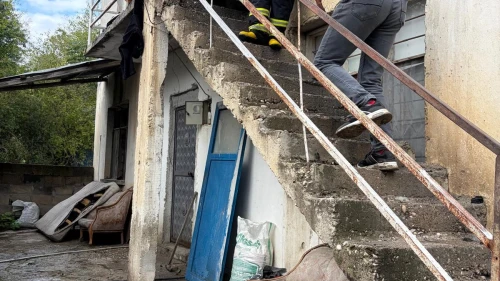 Yangın çıkan evde yatağında ölü bulundu
