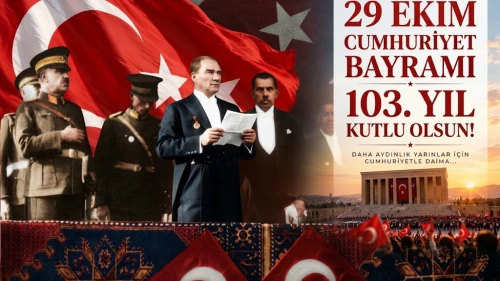 29 Ekim Cumhuriyet Bayramı’nın 103’üncü Yılı