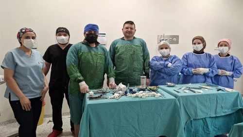 Konya'da 15 santimetrelik tümör 5 saatlik ameliyatla çıkarıldı